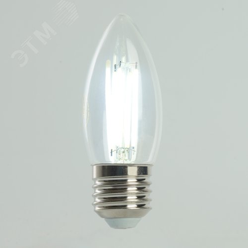 Лампа светодиодная LED 6вт Е27 дневной свеча FILAMENT .PRO