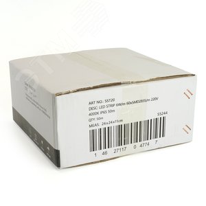 Лента светодиодная 6Вт/м 220В 4000К IP65 60LED/м SST20