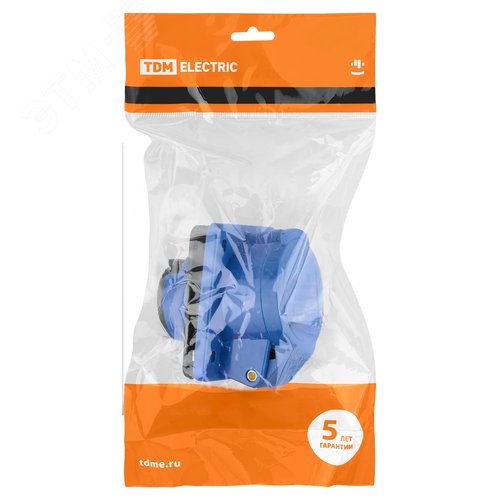 Розетка 413 скрытая 2Р+РЕ 16А 220В IP44 TDM