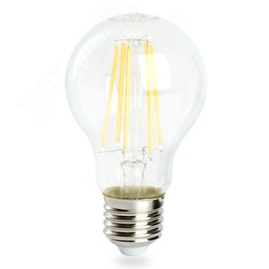 Лампа светодиодная LED 20вт Е27 теплый FILAMENT