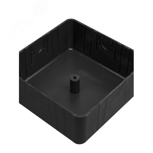 Коробка распаячная КР 100х100х44 ОП черная. IP40. TDM