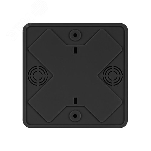 Коробка распаячная КР 100х100х44 ОП черная. IP40. TDM