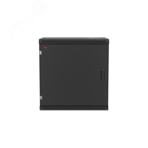 Шкаф телекоммуникационный настенный разборный черный 12U 600x350 ШТ-НСр-12U-600-350-М-Ч дверь металл