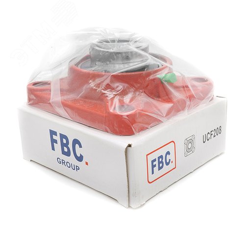 Подшипниковый узел UCF208 (UC208+F208) FBC (ГОСТ)