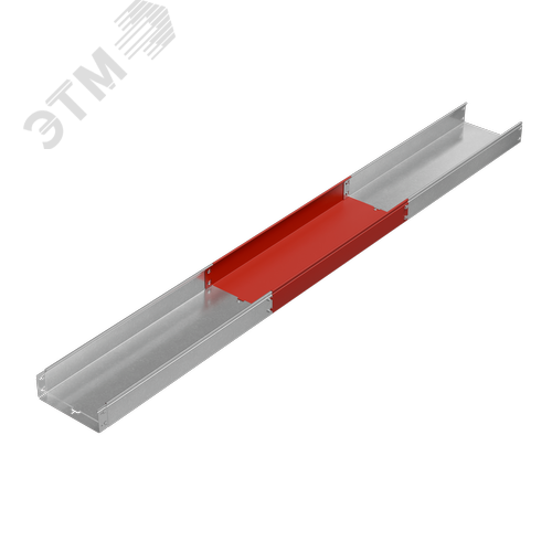 Лоток неперфорированный 100х300х1,2 L6000 мм Быстрый монтаж ПЛЮС