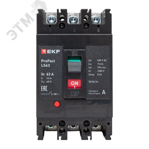 LS63 15кА 3P 63А ProPact EKF