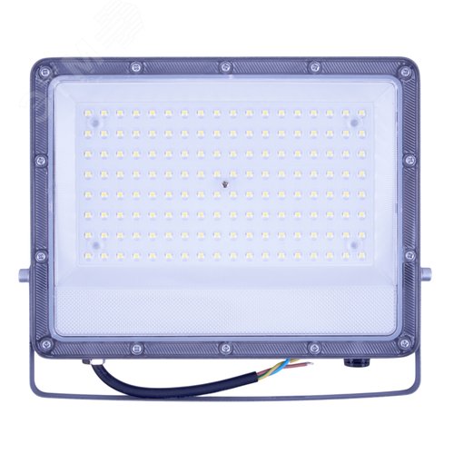 Прожектор ULF-F52D-100W/6500K IP65 200-240V GREY светодиодный. Дневной свет (6500K). Угол 90 градусов. Корпус серый