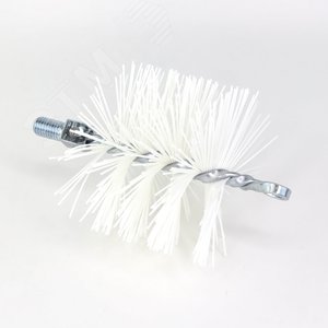 Щетка ерш Д100х95х160, нейлон 1,00, М12 очистка котлов теплообменников дымоходов труб отверстий
