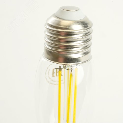 Лампа светодиодная LED 8вт Е27 белый свеча FILAMENT .PRO