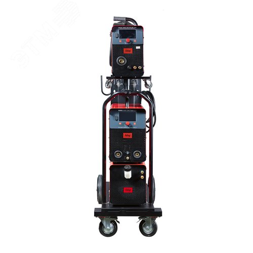 Сварочный полуавтомат XMIG 500T DW PULSE (31399) + Подающий механизм DRIVE XMIG DW PULSE (31400) + Горелка FB 550W 3m (31652) + Блок жидкостного охлаждения Cool XMIG (31791) + Шланг-пакет 5 м 95мм2 14 pol (641378) + Тележка (41593)