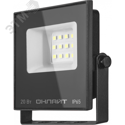 Прожектор светодиодный ДО-20w OFL-03-20-6.5K-BL-IP65-LED