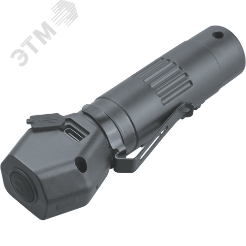 Фонарь светодиодный NPT-CP34-ACCU пластиковый 1LED, 3Вт + 1СОВ, 3Вт