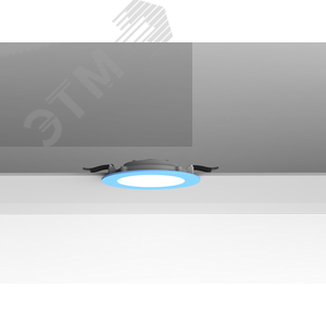 Светильник светодиодный DL-01 Pro 160 мм 15 Вт 4000 К CRI90 176x51 мм IP65/40 RAL9003 белый муар с рассеивателем опал