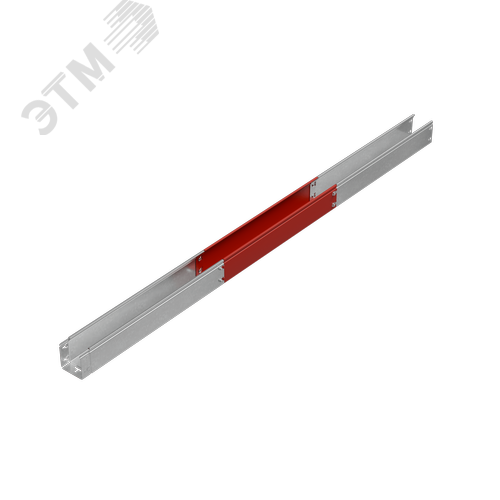 Лоток неперфорированный 100х100х1,0 L2500 мм Быстрый монтаж ПЛЮС HD85