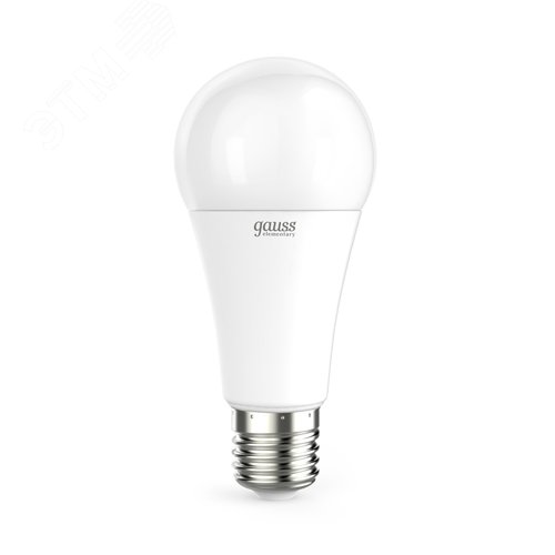 Лампа светодиодная LED 20 Вт 1520 лм 3000К А60 груша теплый E27 AC 220В Elementary