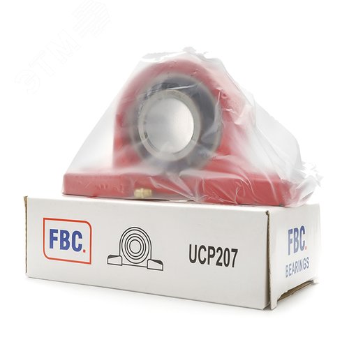 Подшипниковый узел UCP207 (UC207+P207) FBC (ГОСТ)