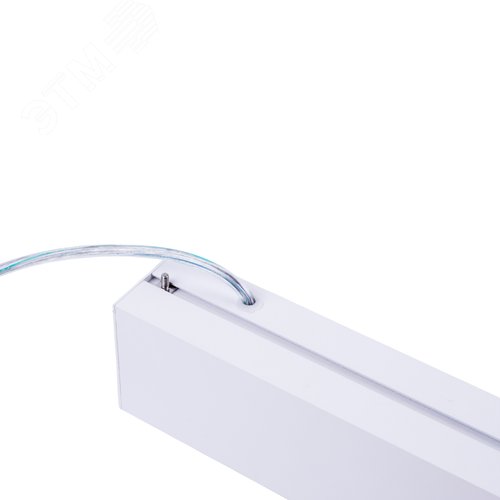 Светильник ULO-K19A 30W/4000K/Z30-120 IP40 WHITE линейный светодиодный подвесной. Зигзагообразный, профиль 50х70мм. Белый свет (4000K). 3000Лм. Алюминий. Цвет белый