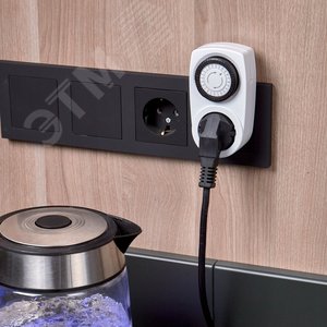 Розетка с таймером (суточная) механическая IP20 16А 3500Вт