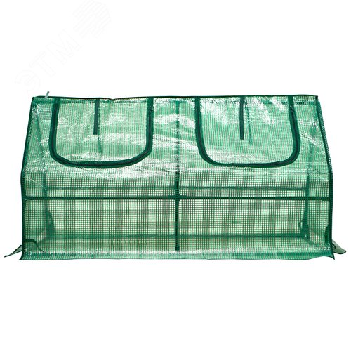 Парник уличный UGH-S30 L120 GREEN/GREEN 120x60x60см. Металлическая труба в ПВХ, цвет зеленый. Тент из армированного полиэтилена 135г/м2, цвет сетки зеленый. TM ФитоЛето