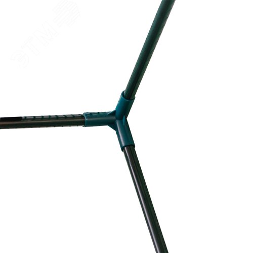 Парник уличный UGH-S30 L120 GREEN/GREEN 120x60x60см. Металлическая труба в ПВХ, цвет зеленый. Тент из армированного полиэтилена 135г/м2, цвет сетки зеленый. TM ФитоЛето