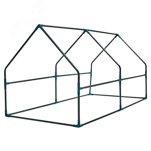 Парник уличный UGH-S30 L120 GREEN/GREEN 120x60x60см. Металлическая труба в ПВХ, цвет зеленый. Тент из армированного полиэтилена 135г/м2, цвет сетки зеленый. TM ФитоЛето