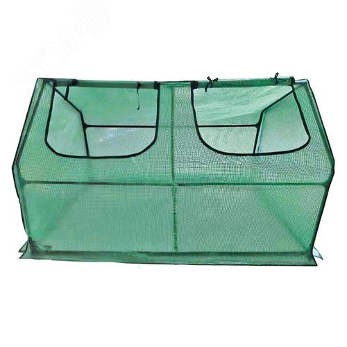 Парник уличный UGH-S30 L120 GREEN/GREEN 120x60x60см. Металлическая труба в ПВХ, цвет зеленый. Тент из армированного полиэтилена 135г/м2, цвет сетки зеленый. TM ФитоЛето