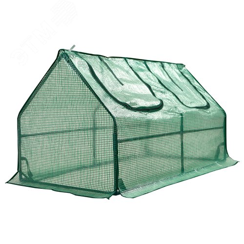 Парник уличный UGH-S30 L120 GREEN/GREEN 120x60x60см. Металлическая труба в ПВХ, цвет зеленый. Тент из армированного полиэтилена 135г/м2, цвет сетки зеленый. TM ФитоЛето