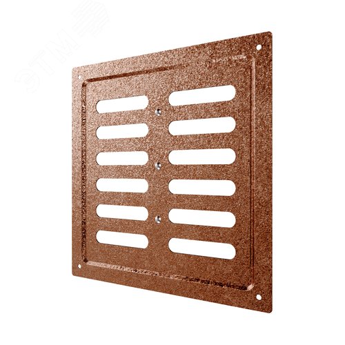 Решетка вентиляционная MER регулируемая 250х250 окраш.сталь Antique copper