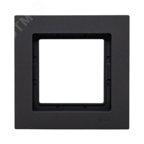 Эпика Рамка 1-местная IP44 черный пластик EKF