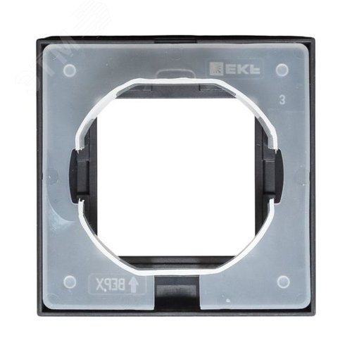 Эпика Рамка 1-местная IP44 черный пластик EKF
