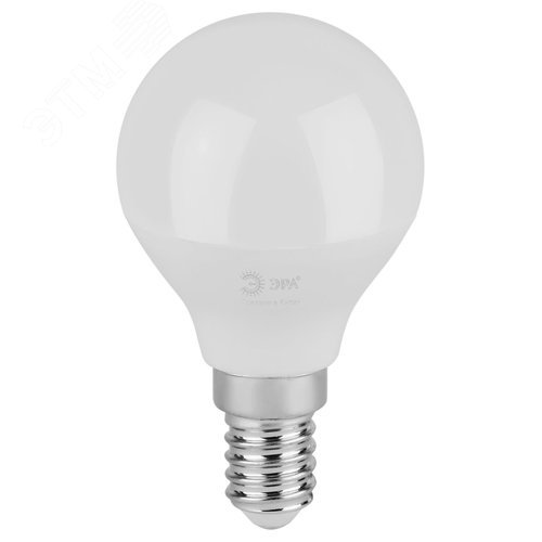 Лампа светодиодная LED 10 Вт 1000Лм 6500К шар холодный E14 220-240В LED P45-10W-865-E14 Green Line