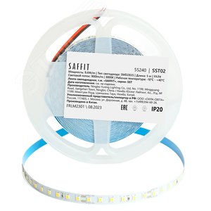 Лента светодиодная 9.6Вт/м 12В 3000К IP20 120LED/м LS530