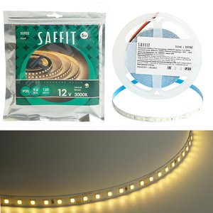 Лента светодиодная 9.6Вт/м 12В 3000К IP20 120LED/м LS530