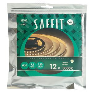 Лента светодиодная 9.6Вт/м 12В 3000К IP20 120LED/м LS530