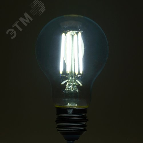 Лампа светодиодная LED 6вт Е27 дневной FILAMENT .PRO
