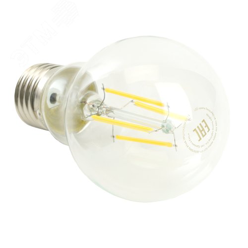 Лампа светодиодная LED 6вт Е27 дневной FILAMENT .PRO