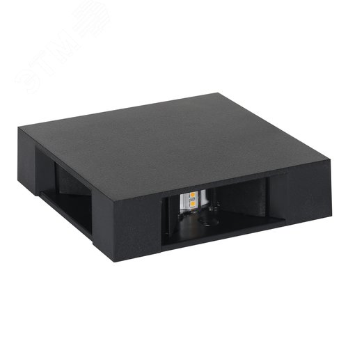 Светильник ULU-P33D-4W/4000K IP65 BLACK светодиодный уличный. Архитектурный накладной. Белый свет (4000K). Корпус черный