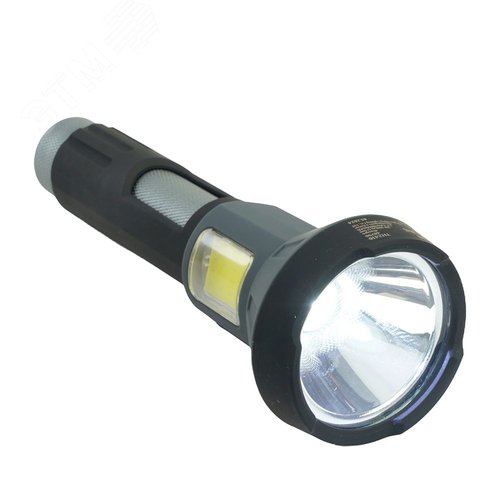 Фонарь светодиодный аккумуляторный USB ZOOM алюминий