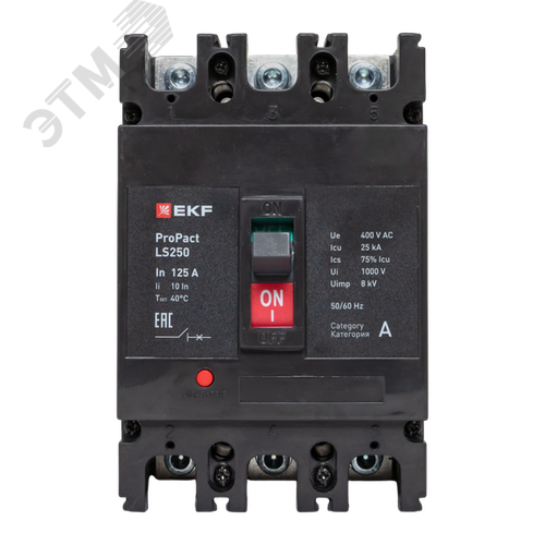 LS250 25кА 3P 125А ProPact EKF