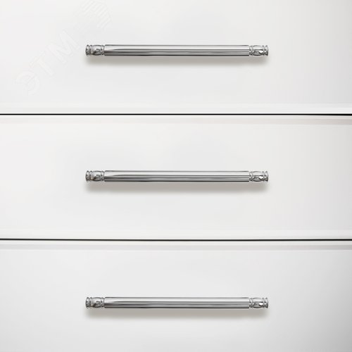 Ручка-скоба мебельная StahlBuro AP2311-128 2шт., CP хром