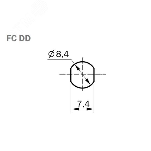 Адаптер FC/APC SM DD тип Huber+Suhner FCPC-FCPC-C600