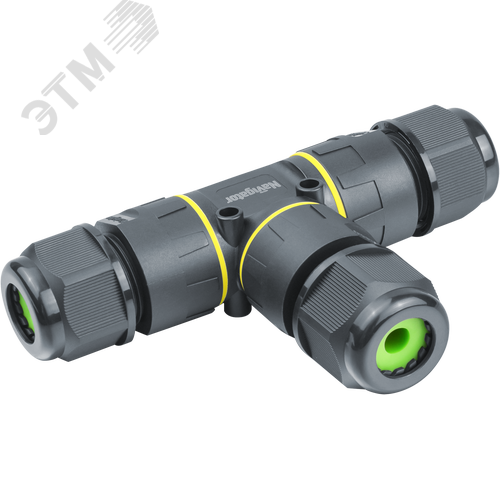Коннектор кабельный герметичный безвинтовой T-образный 5PIN NTB-T03-5P-IP68