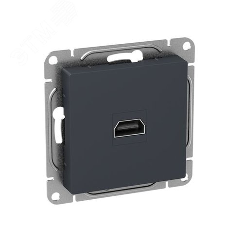 Механизм розетки HDMI графит Эпика EKF