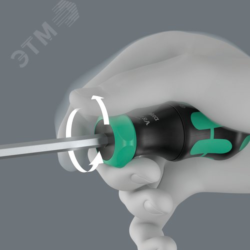 Набор торсионных бит с отвёрткой-битодержателем c трещоткой, 1/4'' C 6.3, 6 пр., PH 1/2, PZ 1/2, SL 5.5/6.5, Take It Easy, Kraftform Kompakt 27 RA 1 SB