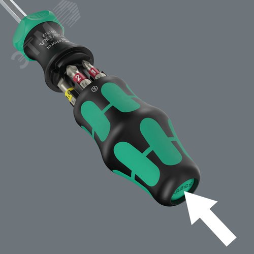 Набор торсионных бит с отвёрткой-битодержателем c трещоткой, 1/4'' C 6.3, 6 пр., PH 1/2, PZ 1/2, SL 5.5/6.5, Take It Easy, Kraftform Kompakt 27 RA 1 SB