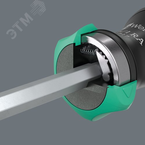 Набор торсионных бит с отвёрткой-битодержателем c трещоткой, 1/4'' C 6.3, 6 пр., PH 1/2, PZ 1/2, SL 5.5/6.5, Take It Easy, Kraftform Kompakt 27 RA 1 SB