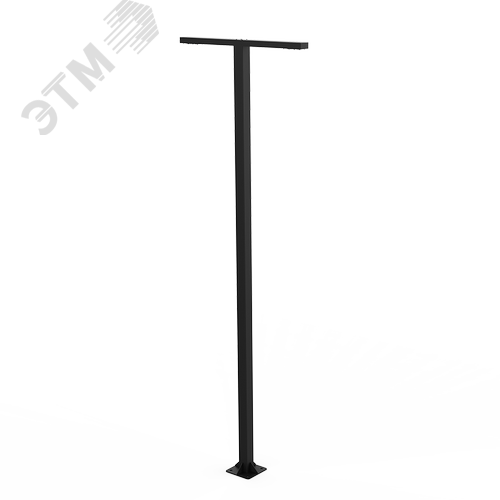 Система осветительная парковый Glight T 2x60 Вт Garden 4000 К RAL9005 черный 6000 мм