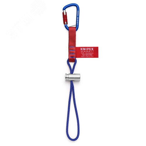 Система страховки инструмента - Ремень 1 шт, карабин 1 шт, нагрузка 6 кг, KNIPEX Tethered Tools