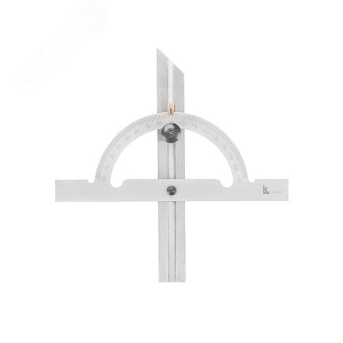 Угломер-транспортир мод. УТ 10-170° (100x150мм 1°) регулир.рейка (ГРСИ №83810-21) КЛБ с поверкой