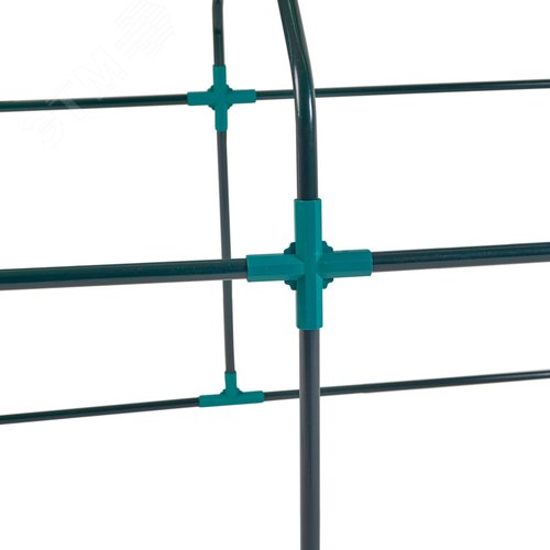 Парник уличный UGH-S33 L270 GREEN/GREEN , 270x90x90см. Металлическая труба в ПВХ, цвет зеленый. Тент из армированного полиэтилена 135г/м2, цвет сетки зеленый. TM ФитоЛето